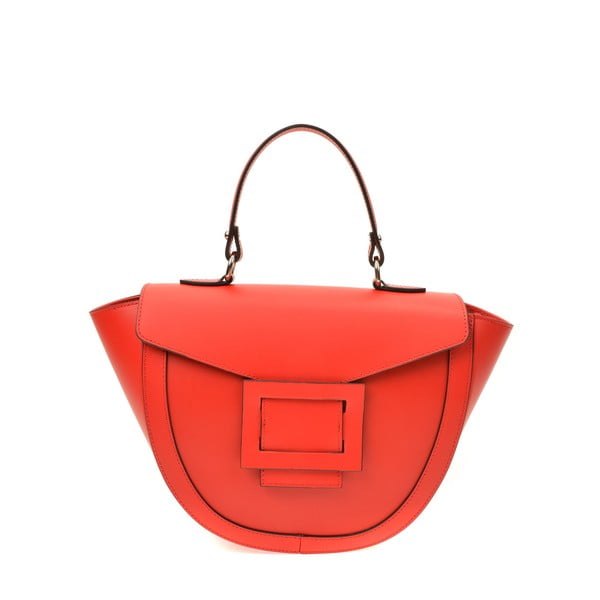 Crvena kožna torbica Luisa Vannini Luna
