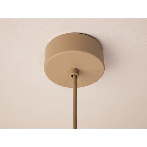 Svjetlo smeđa metalna viseća svjetiljka ø 30 cm Ori – Micadoni -image-4
