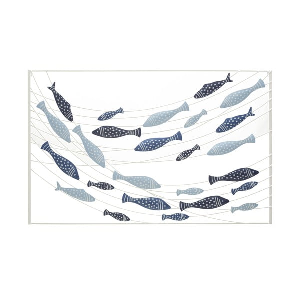 Metalni zidni ukras 96,5x61 cm Pesci – Mauro Ferretti