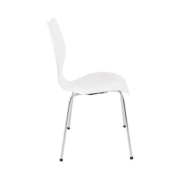 Bijela trpezarijska stolica Kokoon Design Ellipse-image-1