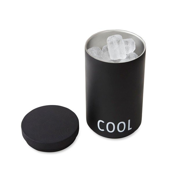 Crna posuda za led Design Letters Bucket-image-3