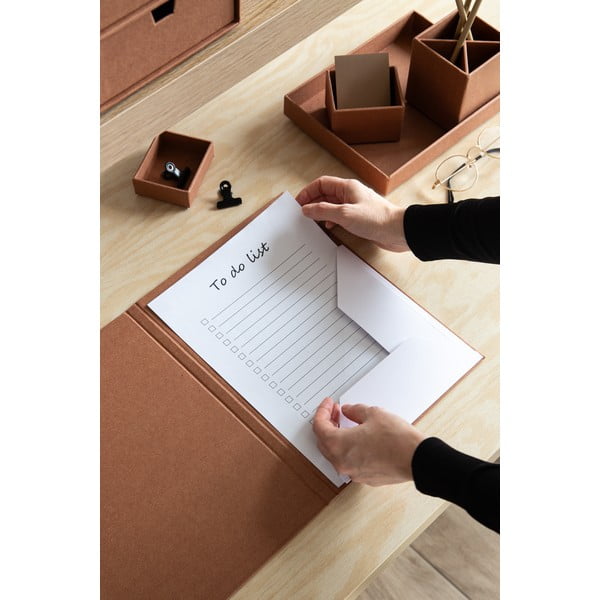 Kartonski uredski organizator za dokumente Paulina Restore Paper Laminate A4 – Bigso-image-4