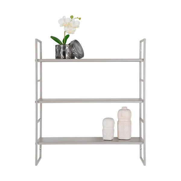 Svijetlo siva metalna polica s više razina 48 cm Beja – House Nordic-image-2