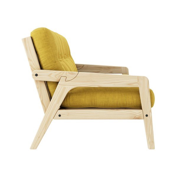 Promjenjiva baršunasta sofa Karup Design Grab Raw Honey-image-4