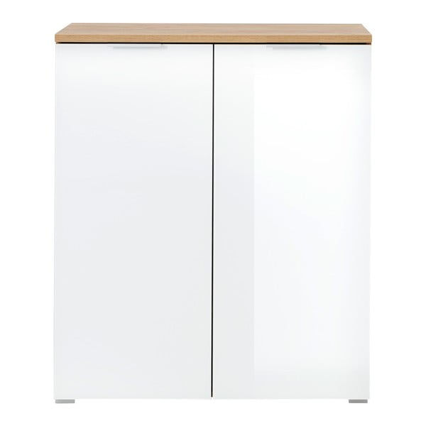 Bijela ormarić za cipele u dekoru hrasta Germania Telde, 89 x 104 cm-image-2