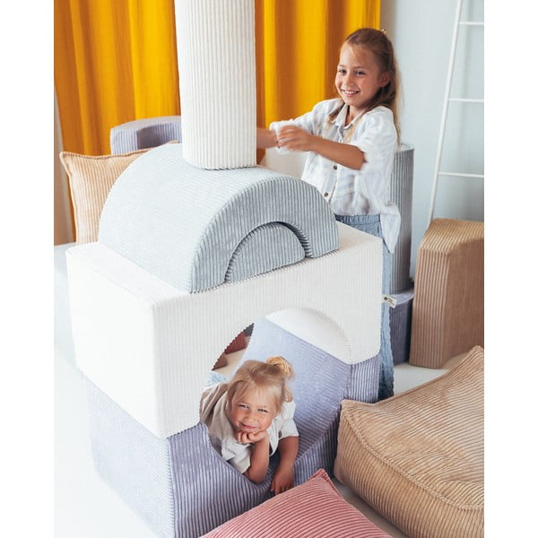 Mentol zeleni set mekanih igrački od pjene od samta 75x49x37 cm Rainbow Montessori – Wigiwama-image-3