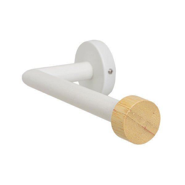 Bijeli metalni zidni držač toaletnog papira – Casa Selección-image-2