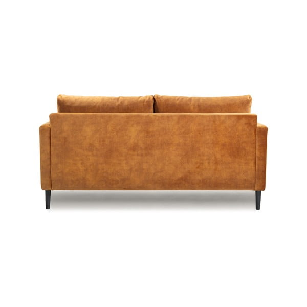 Žuta sofa s baršunastom površinom Scandic Adagio, širine 153 cm-image-3