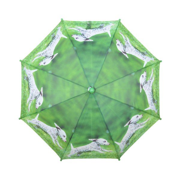 Zeleni kišobran sa štencima tiskan od strane Esschert Design Animals-image-1