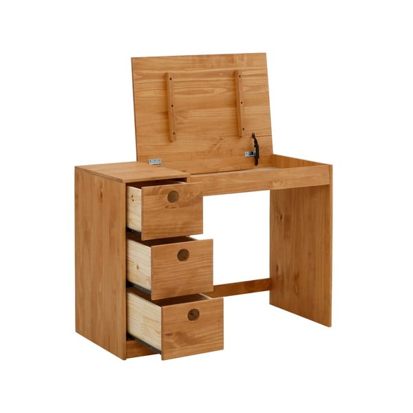 Radni stol od masivnog bora 50x100 cm Alpi – Støraa-image-2