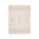 Ružičasti/krem periv/ručno rađen pamučan tepih 120x160 cm Atlas Natural – Lorena Canals