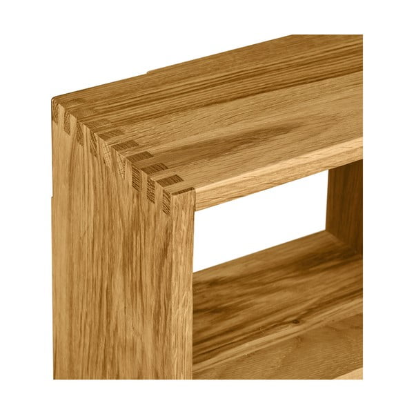 Polica s više razina od punog hrasta u prirodnoj boji 15 cm Townsville – House Nordic-image-4