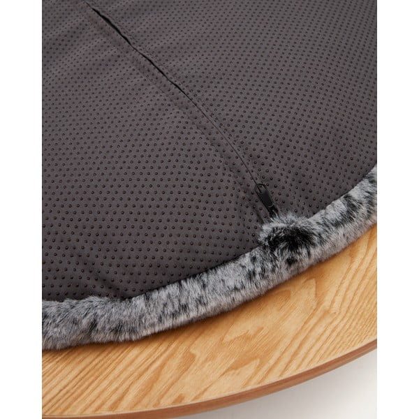 Sivi krevet za kućne ljubimce ø 70 cm Bunola – Kave Home-image-3