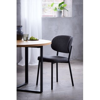Tamno siva blagovaonska stolica Fowler – Unique Furniture