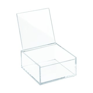 Prozirna kutija za slaganje s poklopcem IDSIGN Clarity, 10 x 10 cm