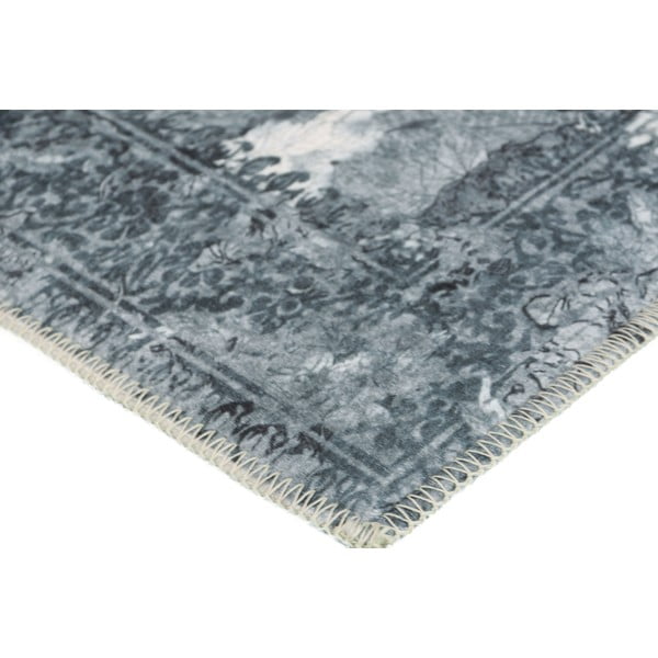 Sivi perivi tepih 80x50 cm - Vitaus-image-2