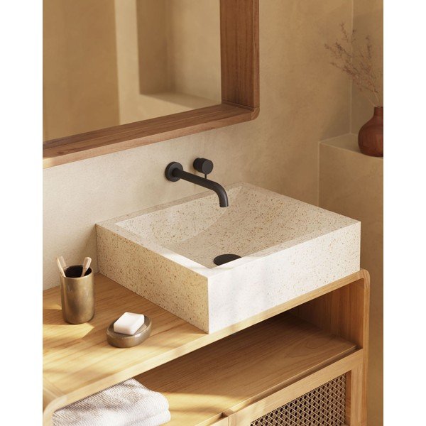 Umivaonik terrazzo Kave Home Sunday, 45 x 40 cm-image-1