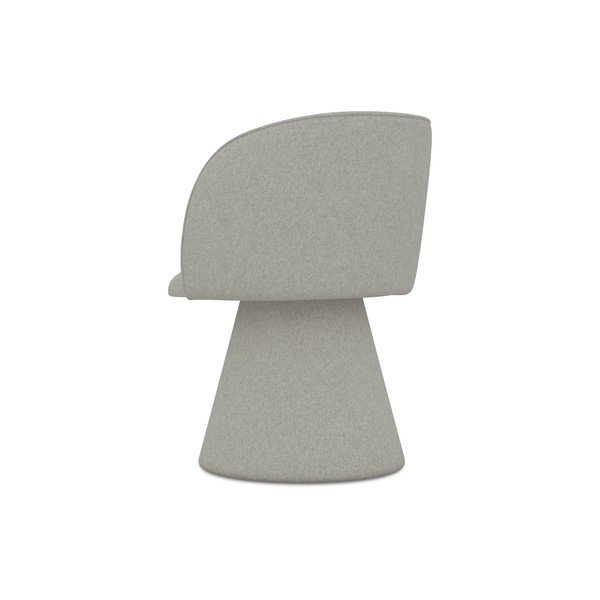 Svijetlo siva podstavljena blagovaonska stolica Maia – Makamii-image-2