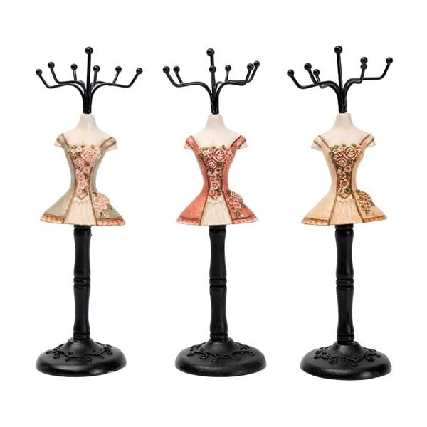 Set od 3 ukrasne figure Antic Line Rose haljina