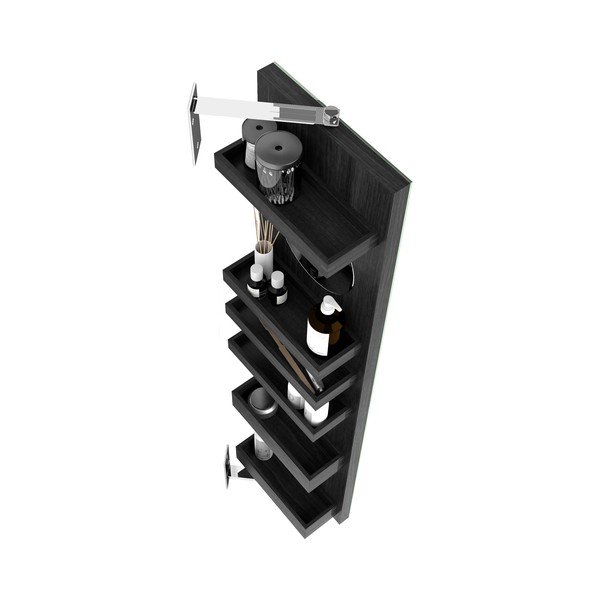 Rotirajuće zrcalo s policama Wireworks Cosmos Dark, visina 114 cm-image-3