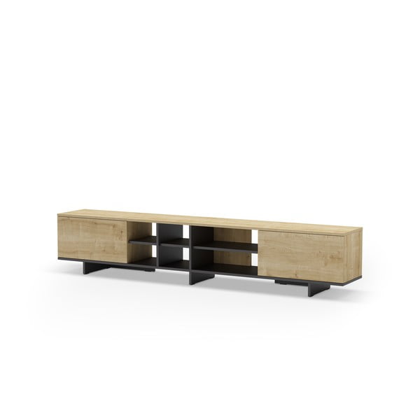 TV komoda u dekoru hrasta u prirodnoj boji 230x44 cm Cequoia – Marckeric-image-3