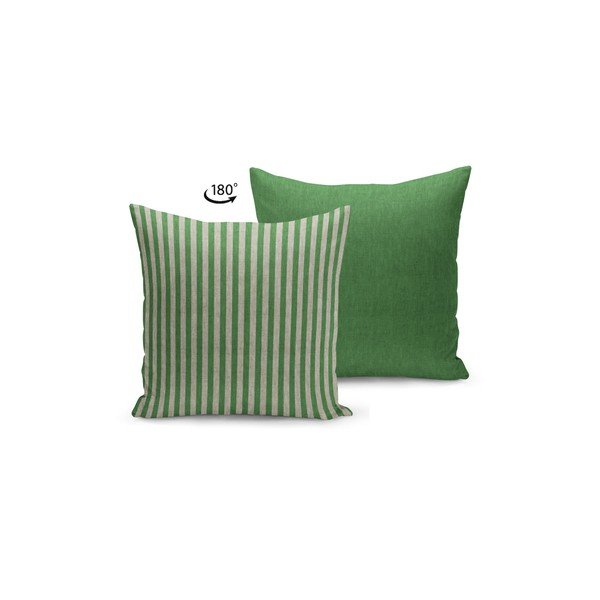 Zeleno-bež jastučnica Kate Louise Stripes, 45 x 45 cm-image-1