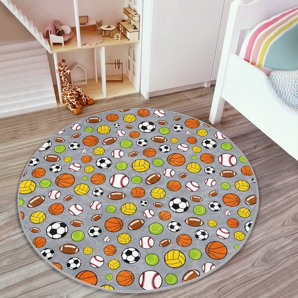 Dječji tepih ø 80 cm Comfort – Mila Home-image-3