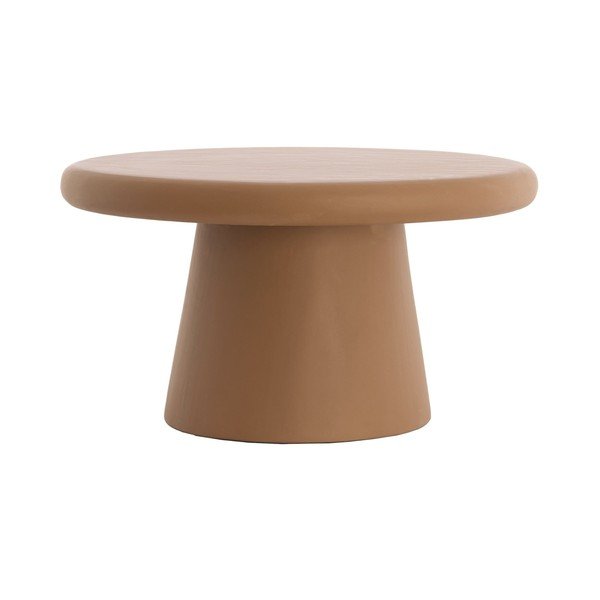 Okrugao stolić za kavu boje terakote ø 70 cm Kulona – Light & Living