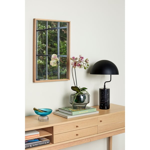 Zidno ogledalo s okvirom od masivnog drveta Depth – Hübsch-image-1