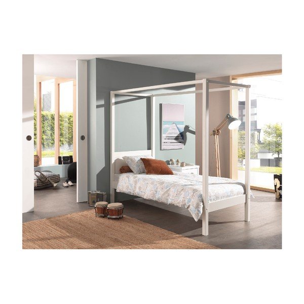 Bijeli dječji krevet 90x200 cm PINO CANOPY – Vipack-image-3