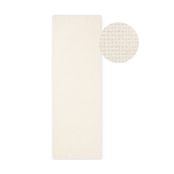 Krem vunena staza 80x250 cm Eloise – Hanse Home