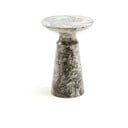 Sivi pomoćni stolić Kave Home Goldman Kesbury, visina 46 cm