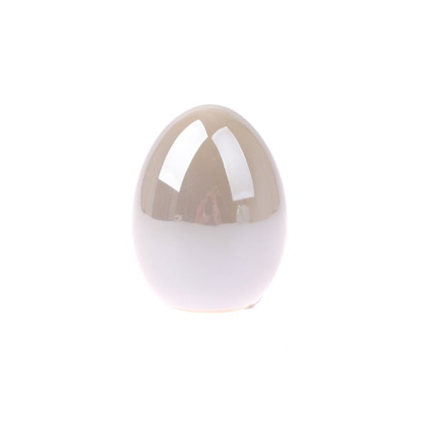 Dakls keramički ukras u obliku jaja, visina 8 cm