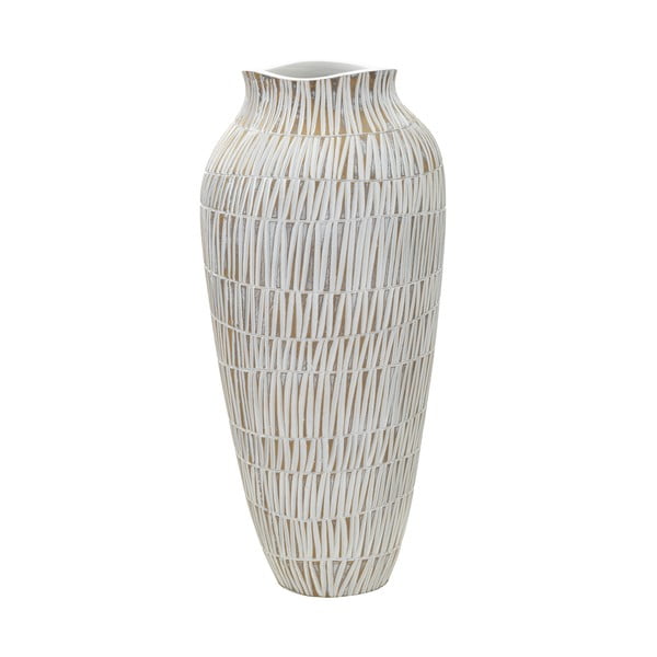 Bijela vaza od polyresina (visina 50 cm) Stiky – Mauro Ferretti