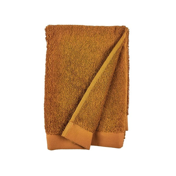 Narančasta ručnik iz Terry pamuka Södahl Clay, 100 x 50 cm
