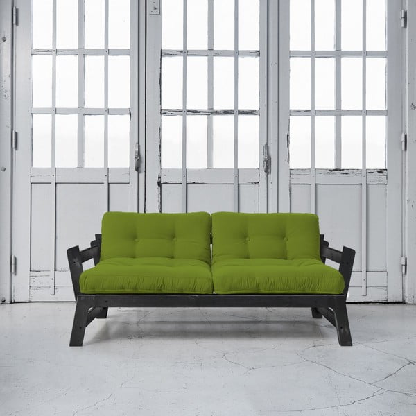 Karup Step Black / Lime kauč na razvlačenje-image-1