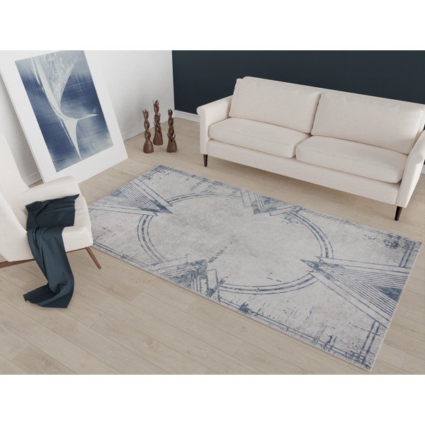 Svijetlo sivi perivi tepih 80x50 cm - Vitaus-image-1