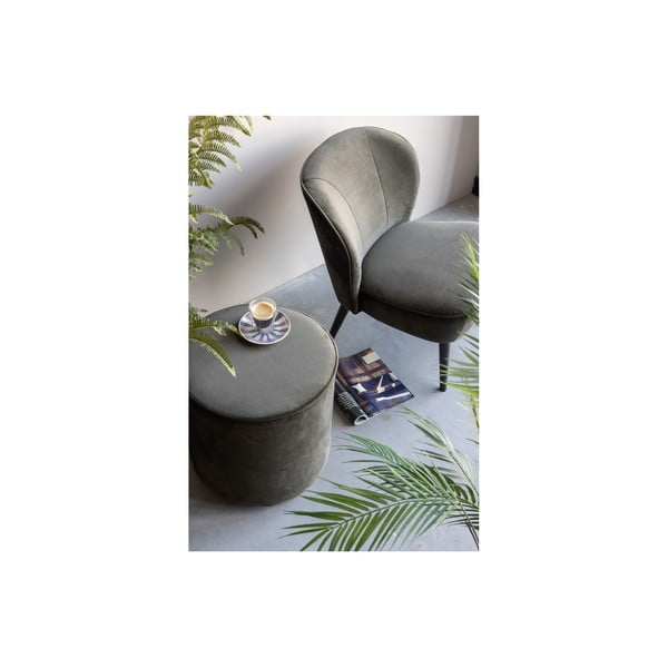 Maslinasto zeleni tabure WOOOD Sara High-image-3