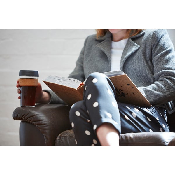 Crna/smeđa putna šalica 454 ml Brew Cork Nitro L – KeepCup-image-1