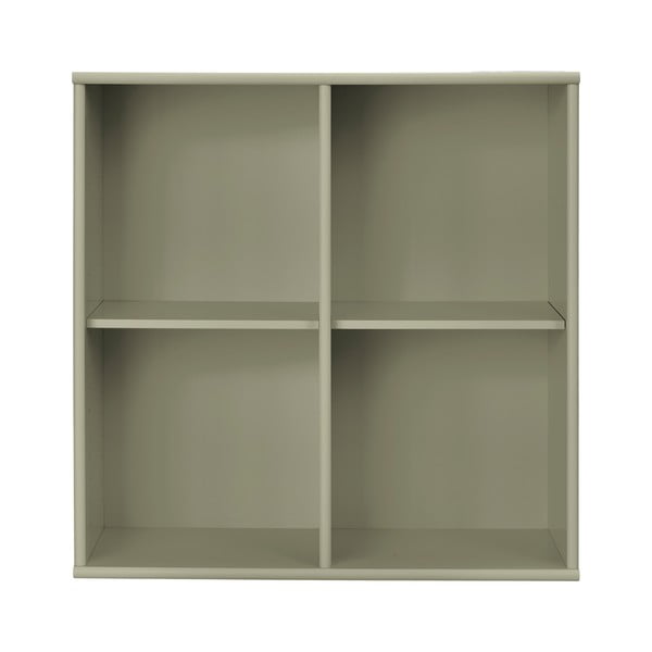 Kaki zelena viseća biblioteka 140x140x27 cm Mistral – Hammel Furniture-image-1