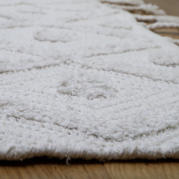 Bijeli dječji ručno izrađeni tepih Nattiot Orlando, 120 x 170 cm-image-1