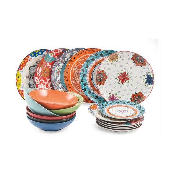 18-dijelni set porculanskog posuđa Villa d'Este Folie-image-2