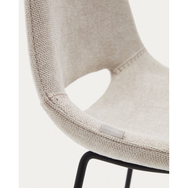 Bež barska stolica (visine sjedala 65 cm) Zahara – Kave Home-image-1