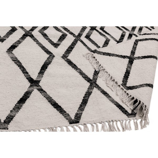 Bež-crni tepih Asiatic Carpets Hackney Diamond, 120 x 170 cm-image-3