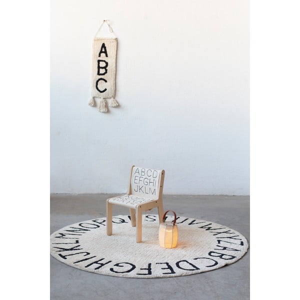 Bež/u prirodnoj boji dječja stolica ABC – Lorena Canals-image-1