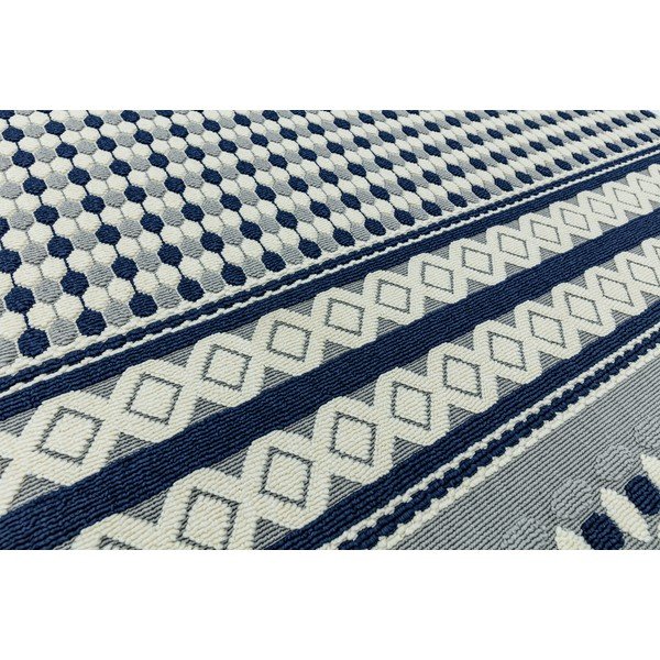 Plavo-bijeli tepih Asiatic Carpets Antibes Geometric, 160 x 230 cm-image-1