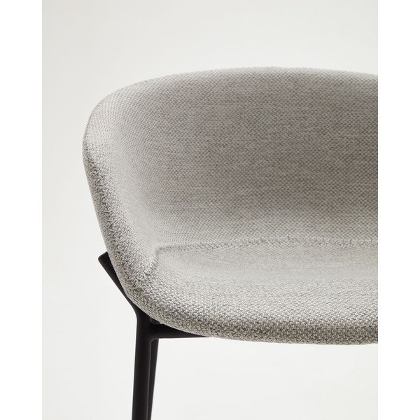 Svijetlo sive barske stolice u setu 2 kom (visine sjedala 65 cm) Yvette – Kave Home-image-1