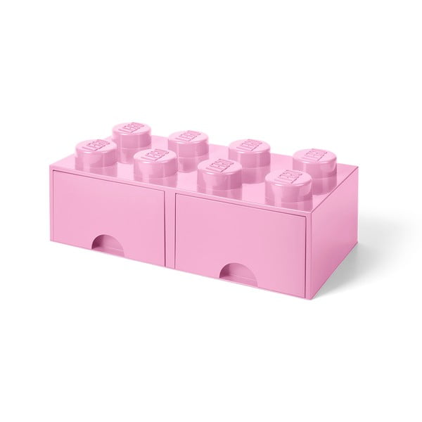 Svijetloružičasta kutija za pohranu s dvije ladice LEGO®-image-2