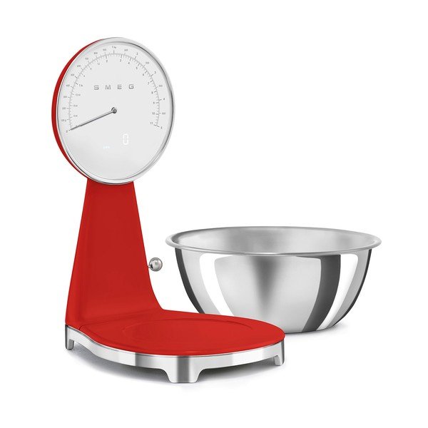 Crvena plastična digitalna kuhinjska vaga – SMEG-image-3