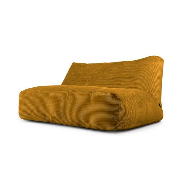 Senf žuta vreća za sjedenje od samta Sofa Tube 160 – SLOWDOWN